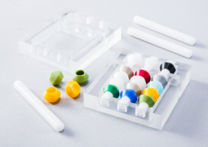 展示会に出品したそろばん