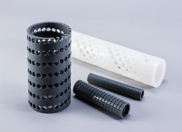 パイプの穴あけ加工